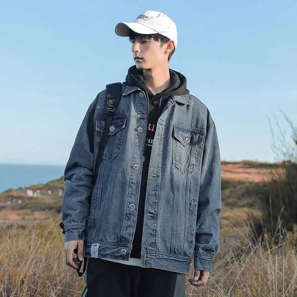 men's jackets hong kong style wear 2021 autumn loose label denim jacket casual tooling oversized retro, Black;brown
men's jackets hong kong style wear 2021 autumn loose label denim jacket casual tooling oversized retro, Black;brown