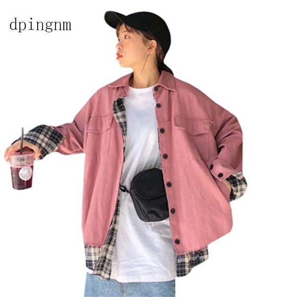 harajuku style denim jacket for women 2021 pink jean casual loose basic coat spring female women's jackets, Black;brown
harajuku style denim jacket for women 2021 pink jean casual loose basic coat spring female women's jackets, Black;brown
