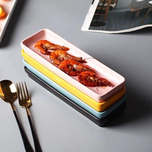 kitchen storage & organization nordic snack tray ceramic long rectangle fruit salad dessert plate rectangular plates home container
kitchen storage & organization nordic snack tray ceramic long rectangle fruit salad dessert plate rectangular plates home container