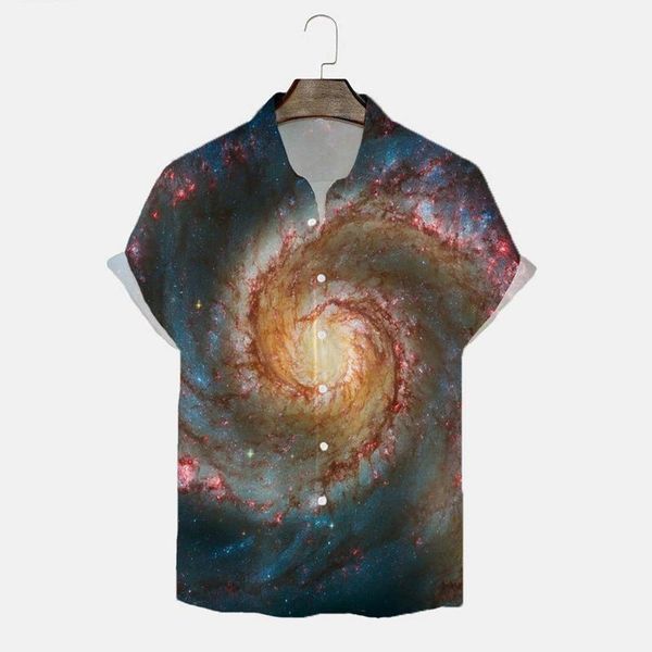 men's casual shirts short-sleeve clothing universe printe shirt 2021 summer fashion brand lapel blouse camisa masculina, White;black
men's casual shirts short-sleeve clothing universe printe shirt 2021 summer fashion brand lapel blouse camisa masculina, White;black