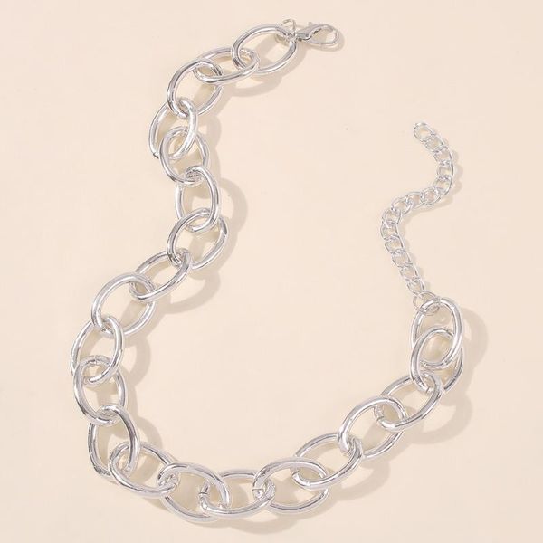 pendant necklaces 2021 est one piece alloy fashion steampunk thick necklace choker chain clavice for women men jewelry gifts, Silver
pendant necklaces 2021 est one piece alloy fashion steampunk thick necklace choker chain clavice for women men jewelry gifts, Silver