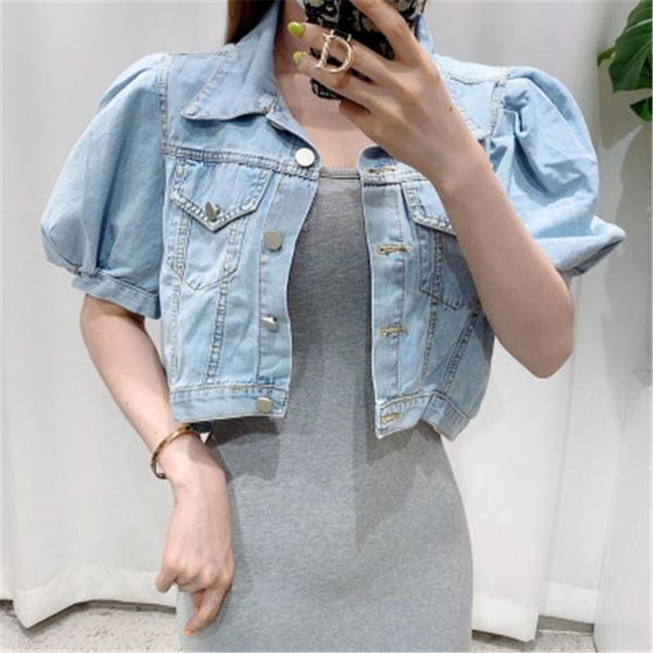 women's jackets ins korena style chic fashionable streetwear single breatsed turn-down collar street cool girl summer denim, Black;brown
women's jackets ins korena style chic fashionable streetwear single breatsed turn-down collar street cool girl summer denim, Black;brown