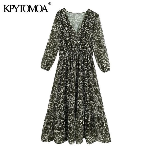 women chic fashion polka dot chiffon midi dress vintage v neck elastic waist with lining female dresses vestidos 210420, Black;gray
women chic fashion polka dot chiffon midi dress vintage v neck elastic waist with lining female dresses vestidos 210420, Black;gray