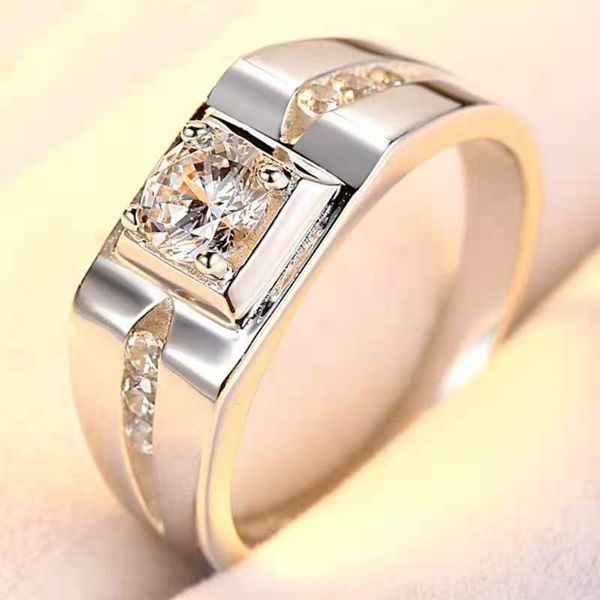 wedding rings copper plated silver men 5mm wide 5a zircon resizeable open ring finger jewelry adjustable range 6-10, Slivery;golden
wedding rings copper plated silver men 5mm wide 5a zircon resizeable open ring finger jewelry adjustable range 6-10, Slivery;golden