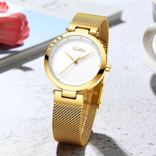 wristwatches relogio feminino bayan kol saati luxury ladies watch women waterproof gold steel wrist watches brand olika bracelet clock, Slivery;brown
wristwatches relogio feminino bayan kol saati luxury ladies watch women waterproof gold steel wrist watches brand olika bracelet clock, Slivery;brown