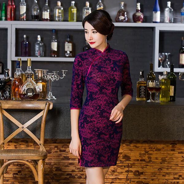 temperament velvet improved cheongsam fashion elegant show thin vents of restoring ancient ways ethnic clothing, Red
temperament velvet improved cheongsam fashion elegant show thin vents of restoring ancient ways ethnic clothing, Red