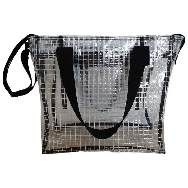 fashion pvc anti-static handbag shoulder satchel women transparent bag for teenager student duffel bags
fashion pvc anti-static handbag shoulder satchel women transparent bag for teenager student duffel bags