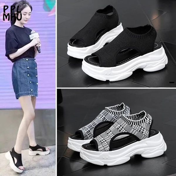 sandals 2021summer flying woven sports female korean style mesh casual shoes slip-on peep toe light platform, Black
sandals 2021summer flying woven sports female korean style mesh casual shoes slip-on peep toe light platform, Black