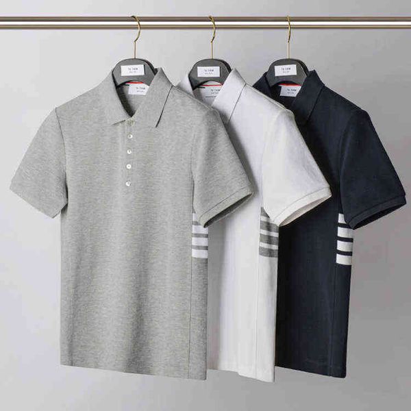 new fashion 2021 tb thom brand polo shirt men women short sleeve casual clothing striped summer turn down collar cotton polo, White;black
new fashion 2021 tb thom brand polo shirt men women short sleeve casual clothing striped summer turn down collar cotton polo, White;black