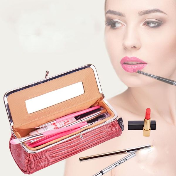 cosmetic bags & cases 2021 women pretty makeup bag with mirror portable lipstick simple make up organizer toolbox brush storage case
cosmetic bags & cases 2021 women pretty makeup bag with mirror portable lipstick simple make up organizer toolbox brush storage case