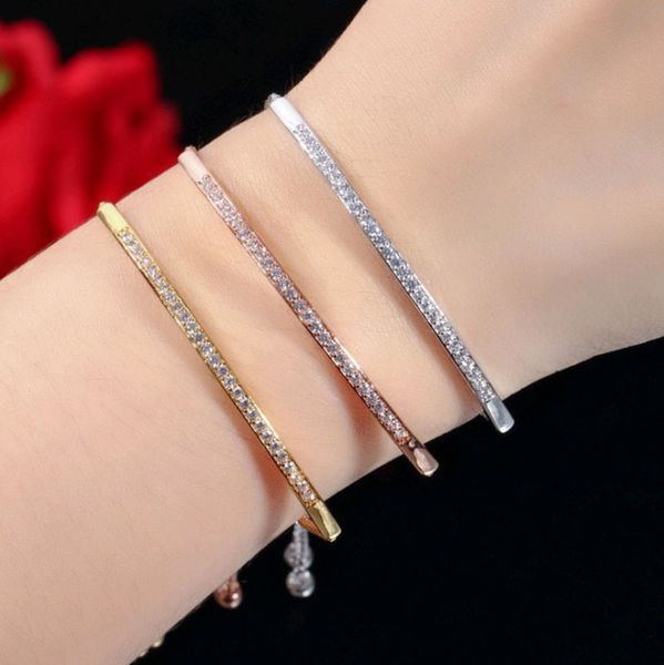 hand catenary ins accessories creative exquisite bracelet jewelry micro inlaid diamond single row arc bracelet women adjustable, Black
hand catenary ins accessories creative exquisite bracelet jewelry micro inlaid diamond single row arc bracelet women adjustable, Black