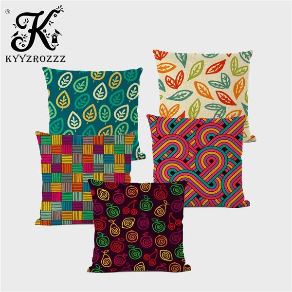 colorful geometric print decorative cushion cover leaf lattice stripe linen library home sofa pillowcase capa almofada cushion/decorative pi
colorful geometric print decorative cushion cover leaf lattice stripe linen library home sofa pillowcase capa almofada cushion/decorative pi