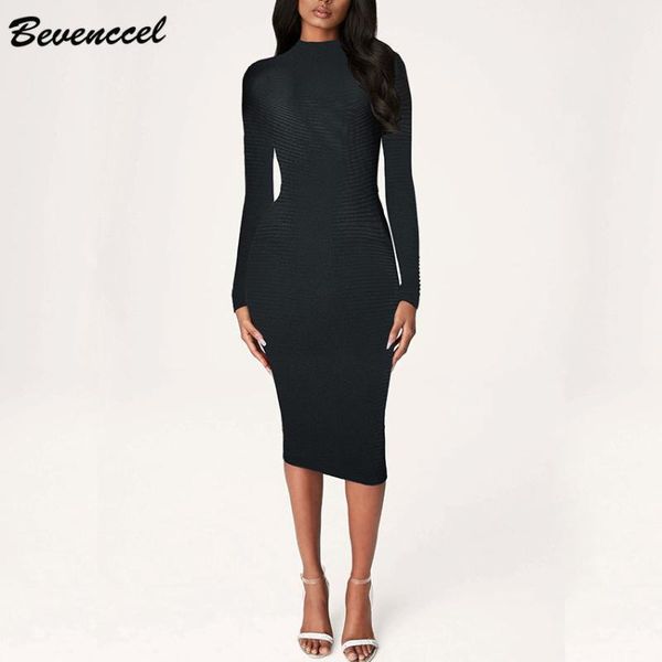casual dresses bevenccel runway backless women bandage dress 2021 vestidos long sleeve o neck bodycon celebrity evening party, Black;gray
casual dresses bevenccel runway backless women bandage dress 2021 vestidos long sleeve o neck bodycon celebrity evening party, Black;gray