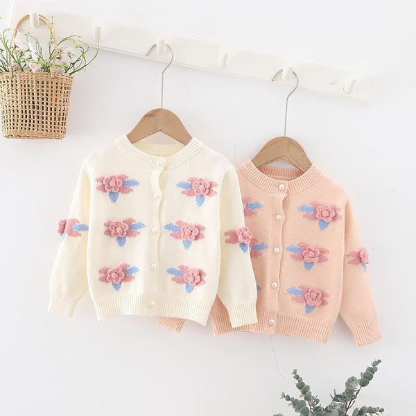 pullover toddler kids baby girls autumn spring full sleeve 3d flower knitting coat children casual sweater cardigan 1-6y1, Blue
pullover toddler kids baby girls autumn spring full sleeve 3d flower knitting coat children casual sweater cardigan 1-6y1, Blue