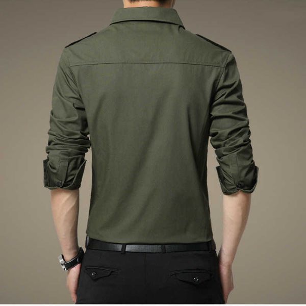 men's casual shirts mens cotton long sleeves shirt for men military single breasted streetwear solid multi pocket male r8o7, White;black
men's casual shirts mens cotton long sleeves shirt for men military single breasted streetwear solid multi pocket male r8o7, White;black