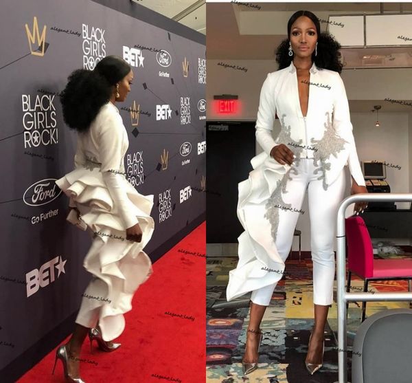 tea-length jumpsuit prom dresses with ruffles train lace peplum long sleeve v-neck arabic evening pant suit robe de soiree, Black;red
tea-length jumpsuit prom dresses with ruffles train lace peplum long sleeve v-neck arabic evening pant suit robe de soiree, Black;red