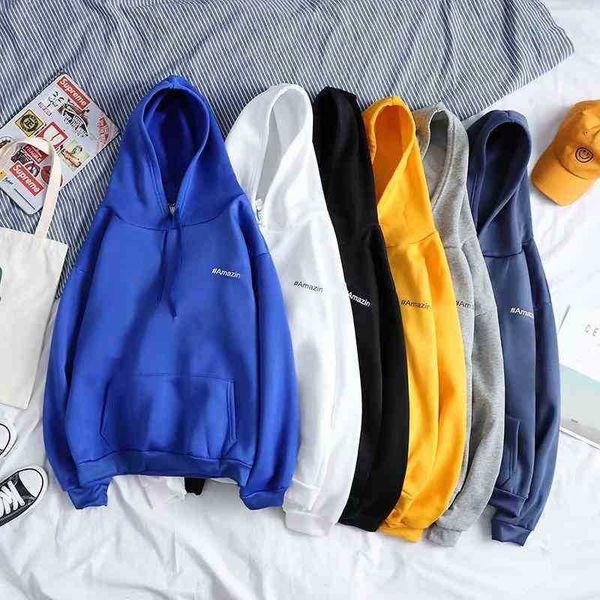 autumn hooded sweater men's hip hop loose thickened plush coat fashion brand couple pure color hoodie national trendy c, Black
autumn hooded sweater men's hip hop loose thickened plush coat fashion brand couple pure color hoodie national trendy c, Black