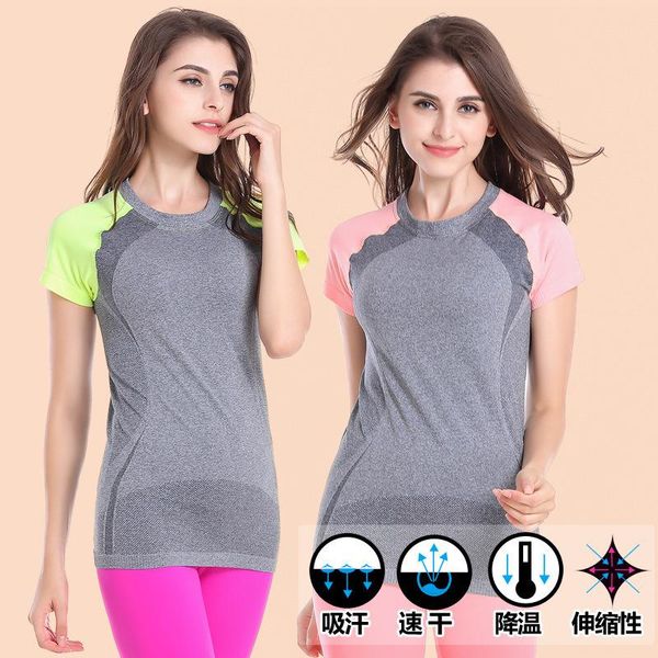 yoga outfits women fitness sports suits quick dry running shirt bodybuilding clothing jogging gym tees female summer clothes run t-shir, White;red
yoga outfits women fitness sports suits quick dry running shirt bodybuilding clothing jogging gym tees female summer clothes run t-shir, White;red