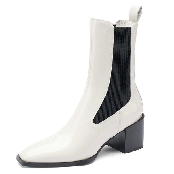boots office women ankle fashion square toe thick high heels elastic band autumn winter genuine leather shoes woman, Black
boots office women ankle fashion square toe thick high heels elastic band autumn winter genuine leather shoes woman, Black