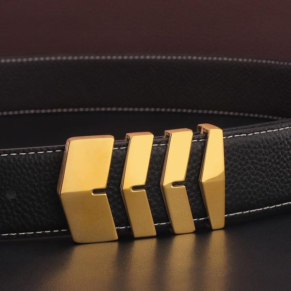 belts fashionable 3.8cm wide belt men's gold cow leather designer steel buckle youth leisure, Black;brown
belts fashionable 3.8cm wide belt men's gold cow leather designer steel buckle youth leisure, Black;brown