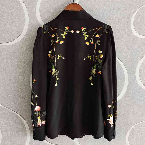 shirts blouses blouses seqinyy black blouse summer spring fashion design female track 100% silk flowers printing, White
shirts blouses blouses seqinyy black blouse summer spring fashion design female track 100% silk flowers printing, White