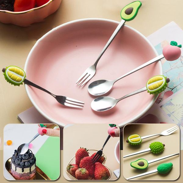 fruit-shaped avocado spoon fork stainless steel fruit creative dessert coffee dinnerware sets
fruit-shaped avocado spoon fork stainless steel fruit creative dessert coffee dinnerware sets