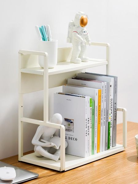 hooks & rails simple bookshelf on the desk student dormitory storage shelf small bookcase office deskorganization
hooks & rails simple bookshelf on the desk student dormitory storage shelf small bookcase office deskorganization