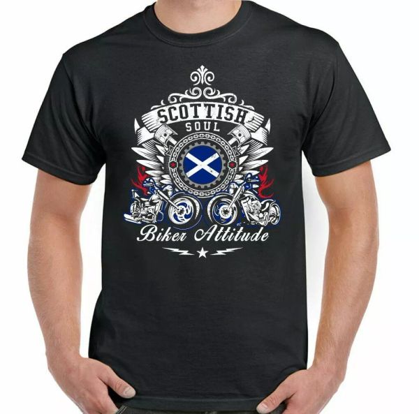 Scottish Biker T-Shirt Attitude Man Moto Motorcycle Motorbike Cafe Racer soul, White;black
Scottish Biker T-Shirt Attitude Man Moto Motorcycle Motorbike Cafe Racer soul, White;black