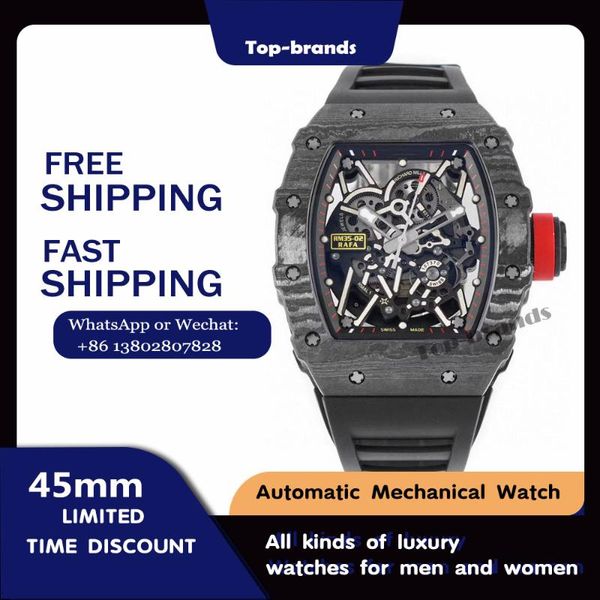 wristwatches rm 35-02 men's automatic mechanical watch geometric structure oscillating weight hollow dial date display luxury, Slivery;brown
wristwatches rm 35-02 men's automatic mechanical watch geometric structure oscillating weight hollow dial date display luxury, Slivery;brown