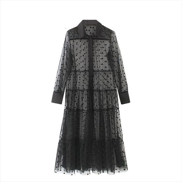 beach cover up women dresses turn down collar transparent party shirts see through polka dot lace long blouses, Black;gray
beach cover up women dresses turn down collar transparent party shirts see through polka dot lace long blouses, Black;gray