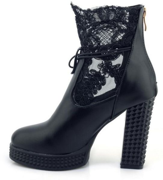 boots zapatos mujer autumn wedding shoes woman women pumps ladies lace sapato feminino ankle chaussure femme g61218, Black
boots zapatos mujer autumn wedding shoes woman women pumps ladies lace sapato feminino ankle chaussure femme g61218, Black