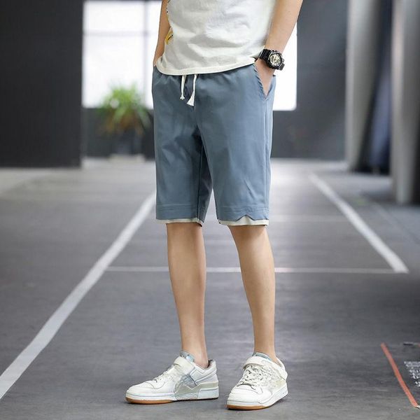 men's shorts sweat tooling casual running students summer sports thin pants large loose trend elastic waist daily, White;black
men's shorts sweat tooling casual running students summer sports thin pants large loose trend elastic waist daily, White;black