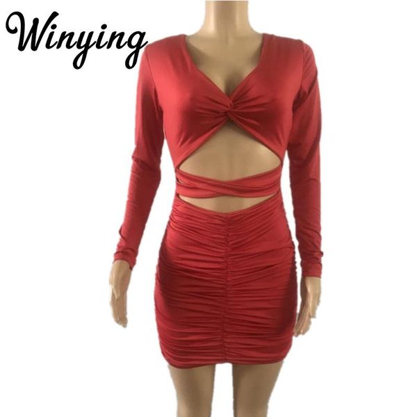 women solid color deep v neck long sleeve cut out ruched party dress rave clubwear bodycon vestidos for ladies minidress casual dresses, Black;gray
women solid color deep v neck long sleeve cut out ruched party dress rave clubwear bodycon vestidos for ladies minidress casual dresses, Black;gray
