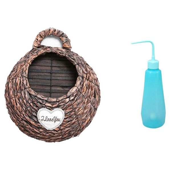 watering equipments 2pcs plant flower succulent bottle 480ml,blue with woven hanging basket wall pendant stand
watering equipments 2pcs plant flower succulent bottle 480ml,blue with woven hanging basket wall pendant stand