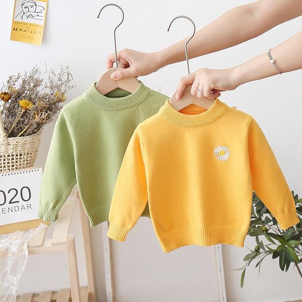 pullover spring and autumn children's sweater boys long-sleeved bottoming shirt girls knitted daisy, Blue
pullover spring and autumn children's sweater boys long-sleeved bottoming shirt girls knitted daisy, Blue