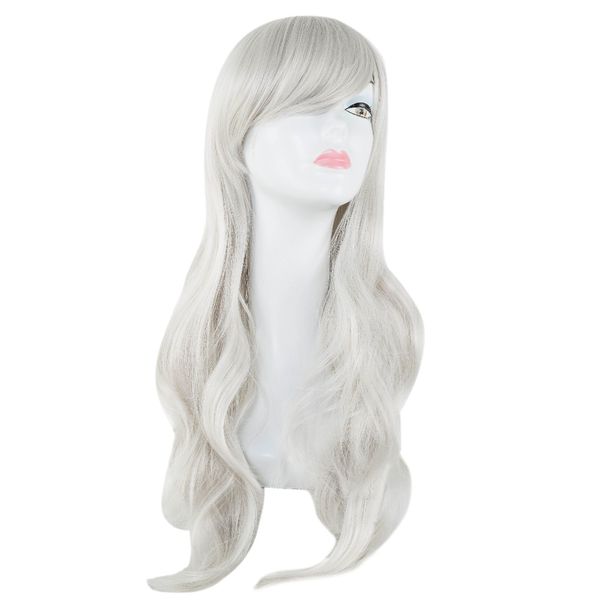 costume accessories fei-show synthetic heat resistant fiber long silver wavy wigs pelucas cartoon female cos-play hairpieces party salon wom
costume accessories fei-show synthetic heat resistant fiber long silver wavy wigs pelucas cartoon female cos-play hairpieces party salon wom