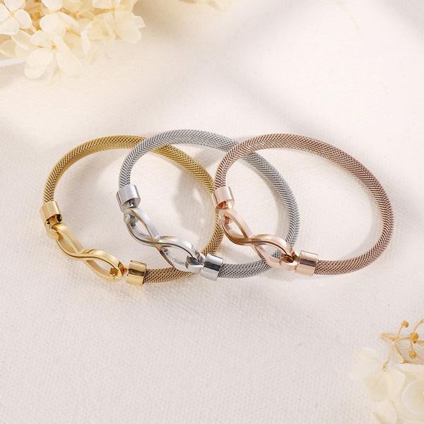 bangle 2021 fashion bracelet 8 word titanium steel stainless jewelry, Black
bangle 2021 fashion bracelet 8 word titanium steel stainless jewelry, Black