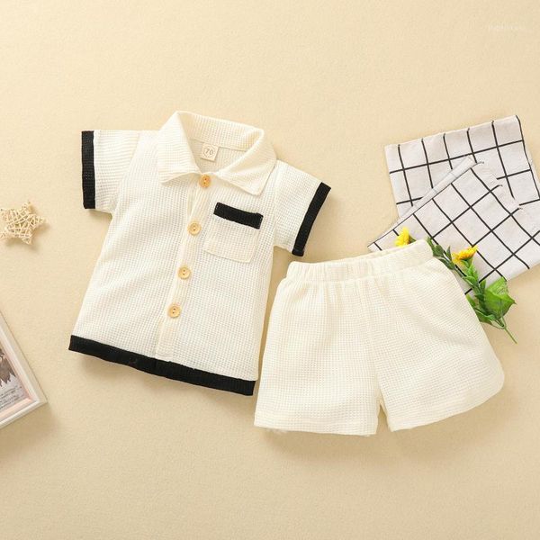 clothing sets summer infant kid baby boys button short sleeve t-shirt pants fashion kids clothes square collar1, White
clothing sets summer infant kid baby boys button short sleeve t-shirt pants fashion kids clothes square collar1, White