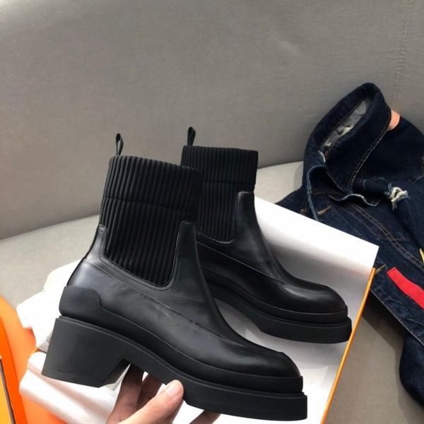 boots shoes women winter mid calf stretch fabric genuine leather high heels zapatos de mujer, Black
boots shoes women winter mid calf stretch fabric genuine leather high heels zapatos de mujer, Black