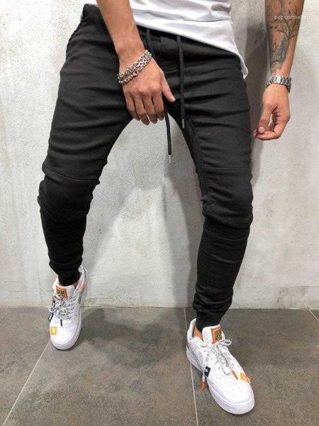 men's jeans pantalones trousers mens casual sports jogger spring elastic waist athletic 89aq, Blue
men's jeans pantalones trousers mens casual sports jogger spring elastic waist athletic 89aq, Blue