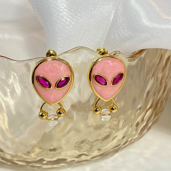 stars with same little stud monster alien earrings temperament fashion trend personality cool niche design ins style female jewelry, Golden;silver
stars with same little stud monster alien earrings temperament fashion trend personality cool niche design ins style female jewelry, Golden;silver
