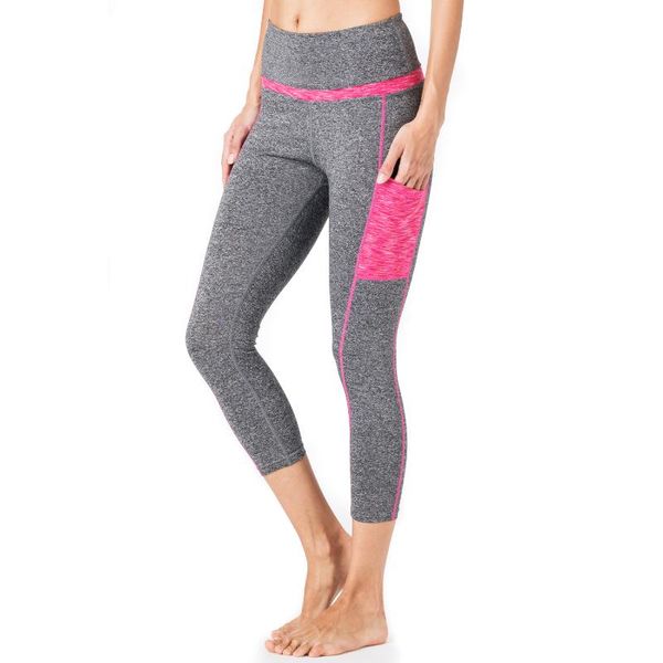 yoga outfits women's color contrast pocket pants running exercise fitness elastic high waist capris, White;red
yoga outfits women's color contrast pocket pants running exercise fitness elastic high waist capris, White;red