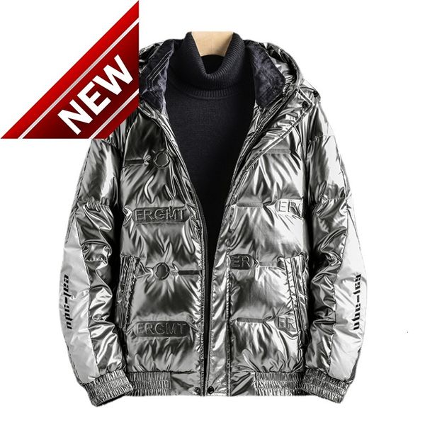 2021 winter new glossy youth down jacket men's fashion hooded white duck for men, Black
2021 winter new glossy youth down jacket men's fashion hooded white duck for men, Black