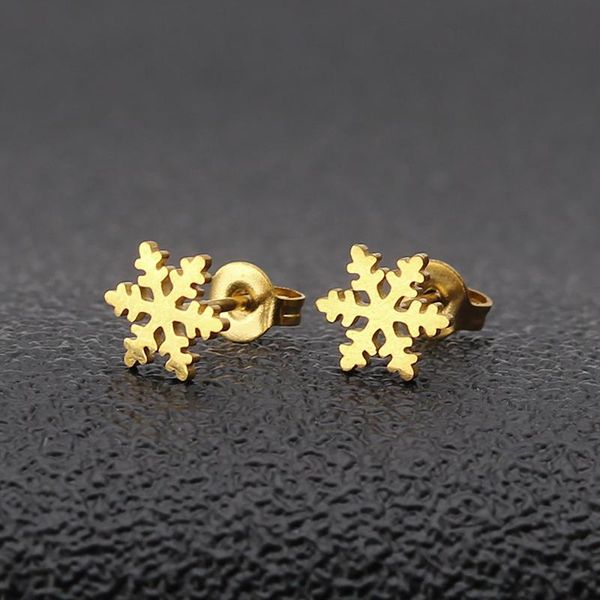 stud snowflake earrings for women, stainles steel hypoallergenic statement jewelry, Golden;silver
stud snowflake earrings for women, stainles steel hypoallergenic statement jewelry, Golden;silver