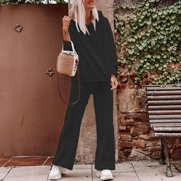 women's two piece pants fall pure color tracksuit women set pullover hoodies full sleeve long suit lady loose cotton leisure outfits, White
women's two piece pants fall pure color tracksuit women set pullover hoodies full sleeve long suit lady loose cotton leisure outfits, White
