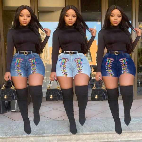 women's jeans summer women denim shorts 2021 black blue high waist short femme streetwear lace up bandage oversized pants
women's jeans summer women denim shorts 2021 black blue high waist short femme streetwear lace up bandage oversized pants