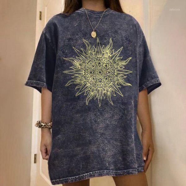 women's t-shirt vintage oversized sun printed female tshirt casual t-shirts women summer 2021 short sleeve tees loose tee shirt, White
women's t-shirt vintage oversized sun printed female tshirt casual t-shirts women summer 2021 short sleeve tees loose tee shirt, White