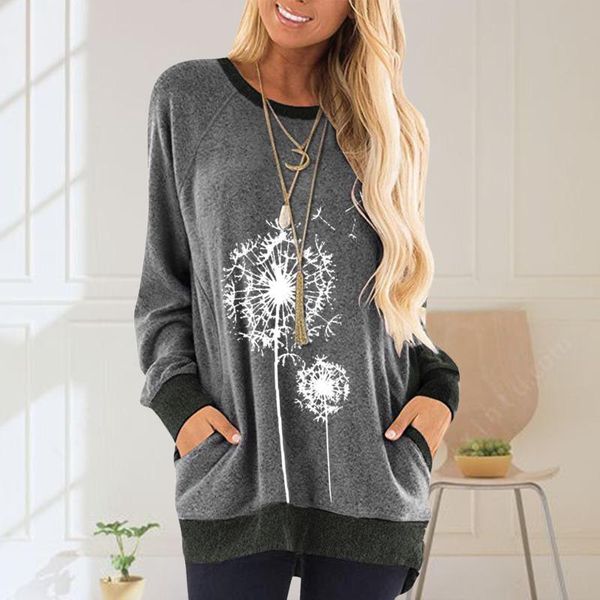women's hoodies & sweatshirts feitong fashion casual print o-neck long sleeves t-shirt tunic summer t-shirts pullover wholesales, Black
women's hoodies & sweatshirts feitong fashion casual print o-neck long sleeves t-shirt tunic summer t-shirts pullover wholesales, Black