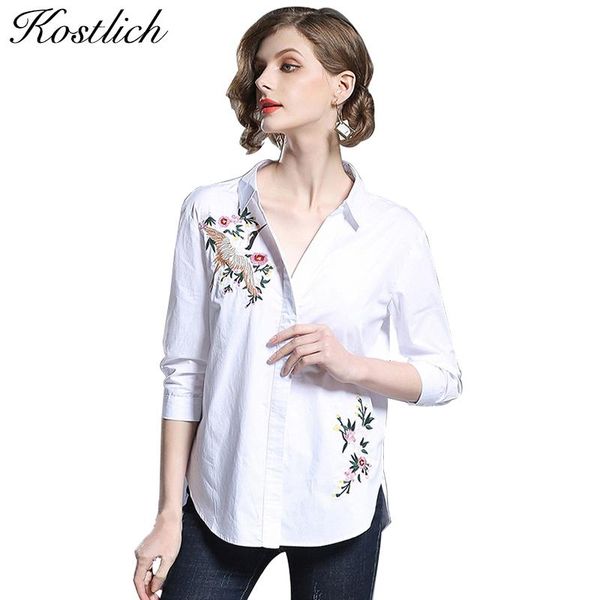 women's blouses & shirts kostlich floral embroidery women three quarter back cross lace up casual shirt white high-low autumn ladies
women's blouses & shirts kostlich floral embroidery women three quarter back cross lace up casual shirt white high-low autumn ladies