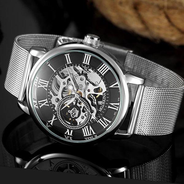 wristwatches coupons sale mens watches luxury brand skeleton dial stainless steel mesh strap automatic mechanical man wristwatch, Slivery;brown
wristwatches coupons sale mens watches luxury brand skeleton dial stainless steel mesh strap automatic mechanical man wristwatch, Slivery;brown